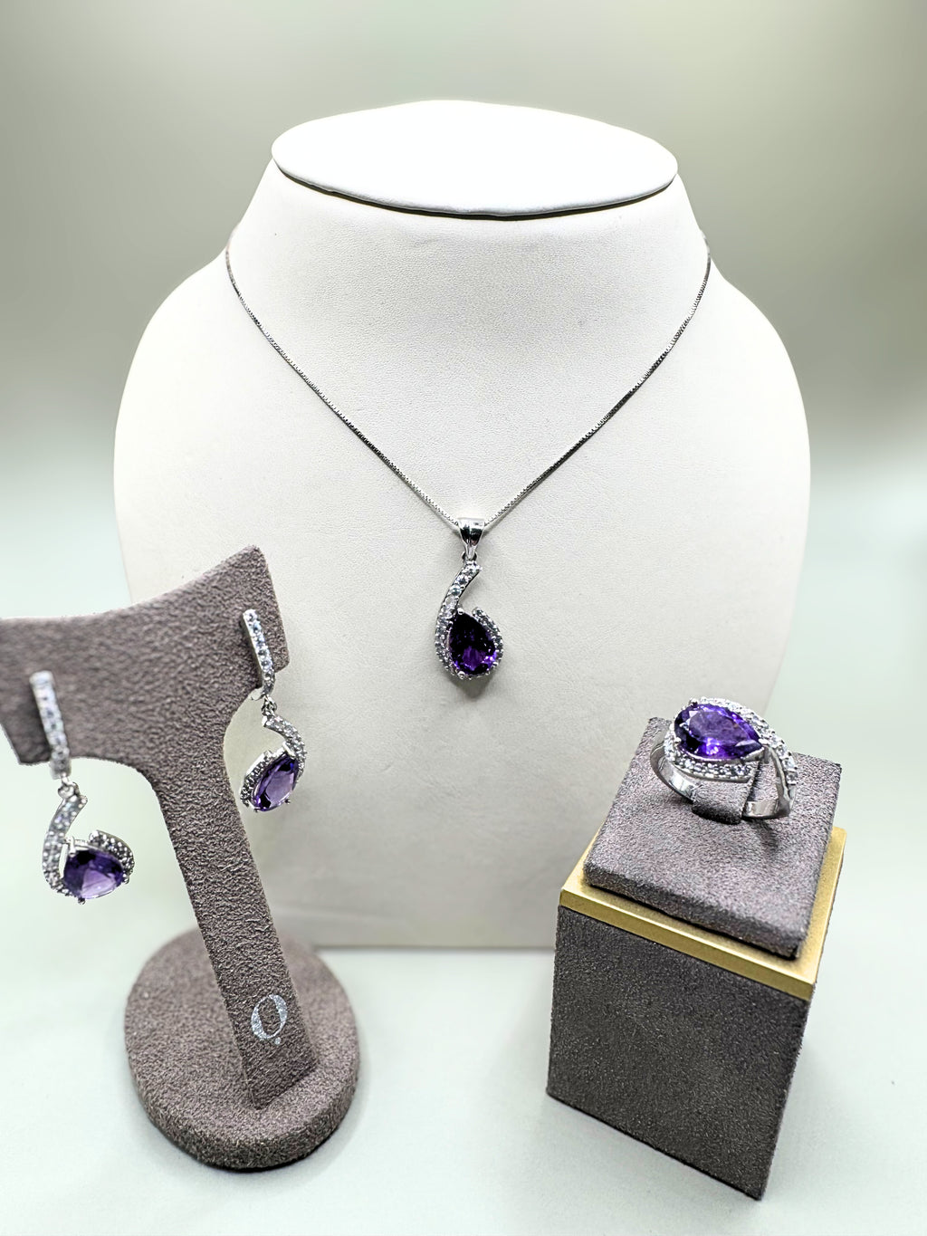 Amethyst jewlery set