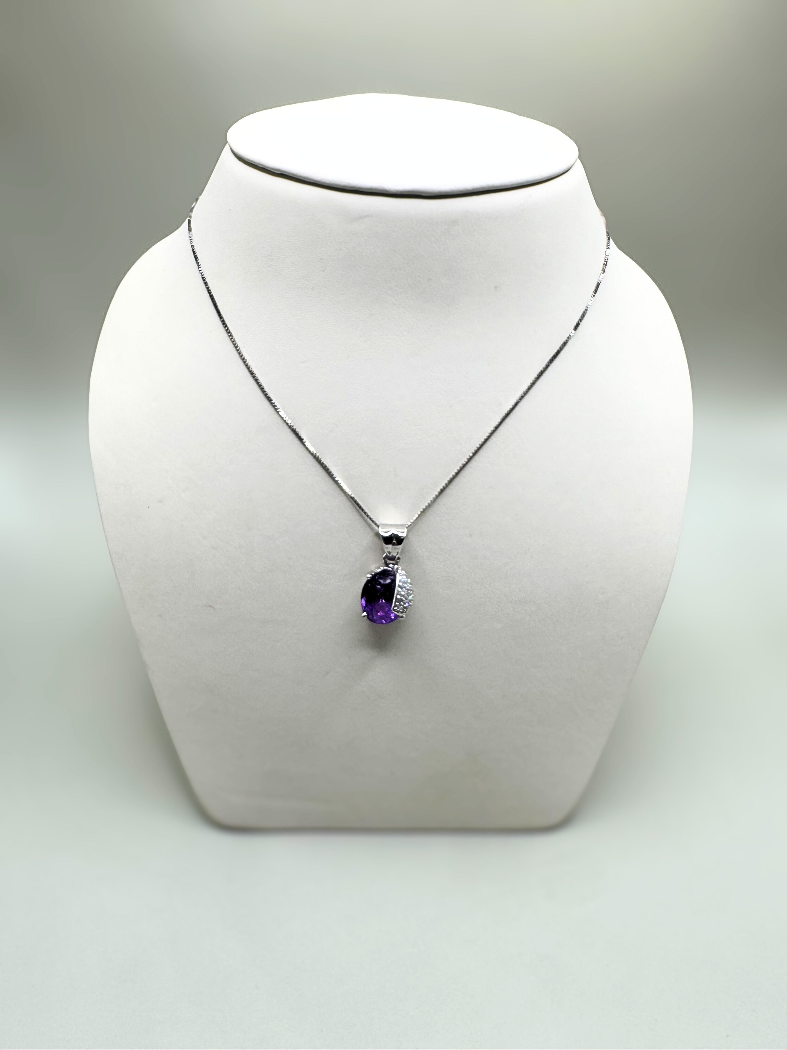 Amethyst Necklace.