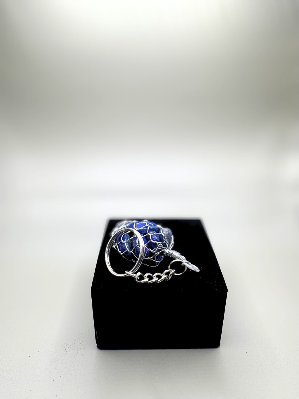 Sodalite key chain.