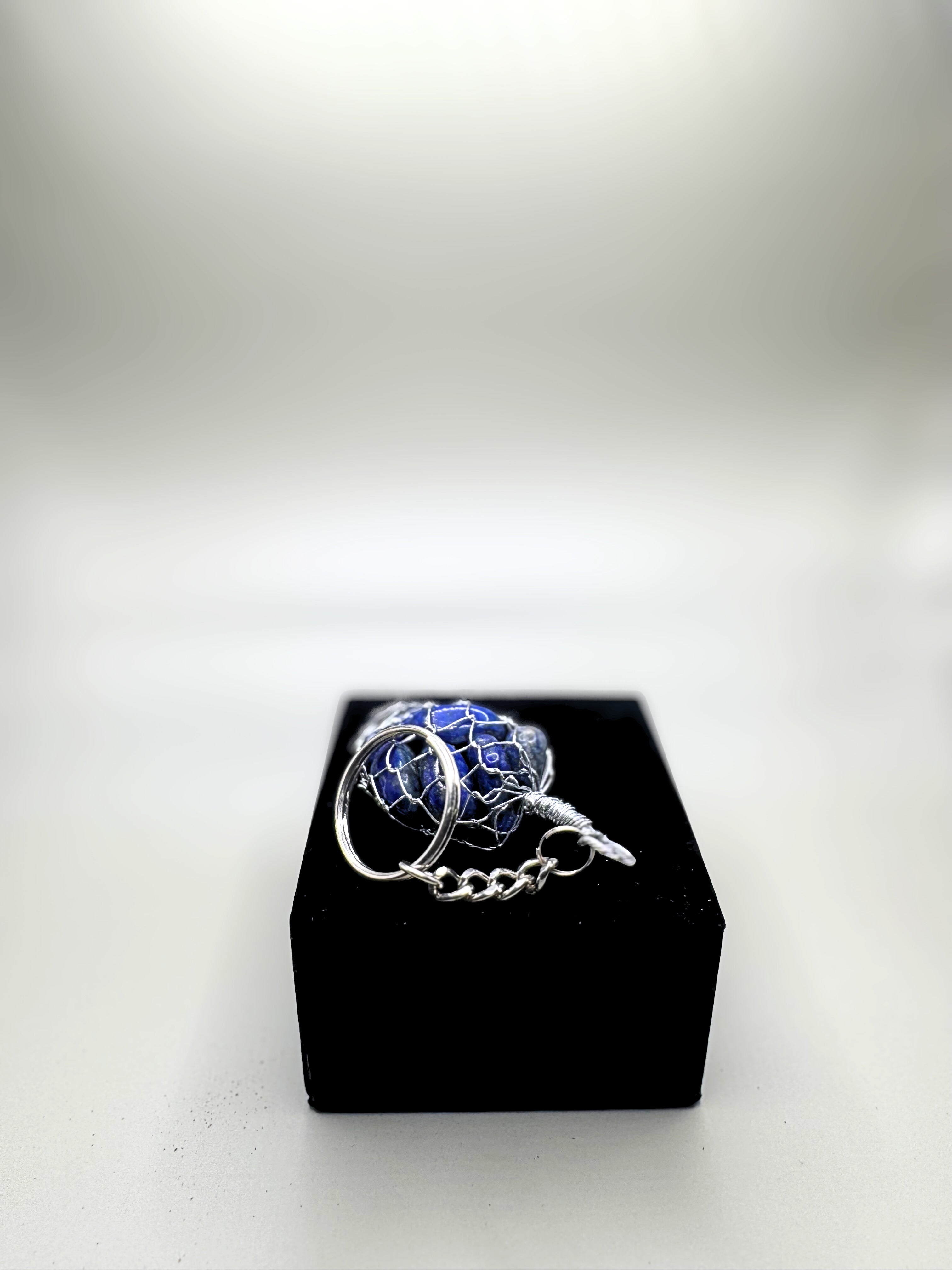 Sodalite key chain.