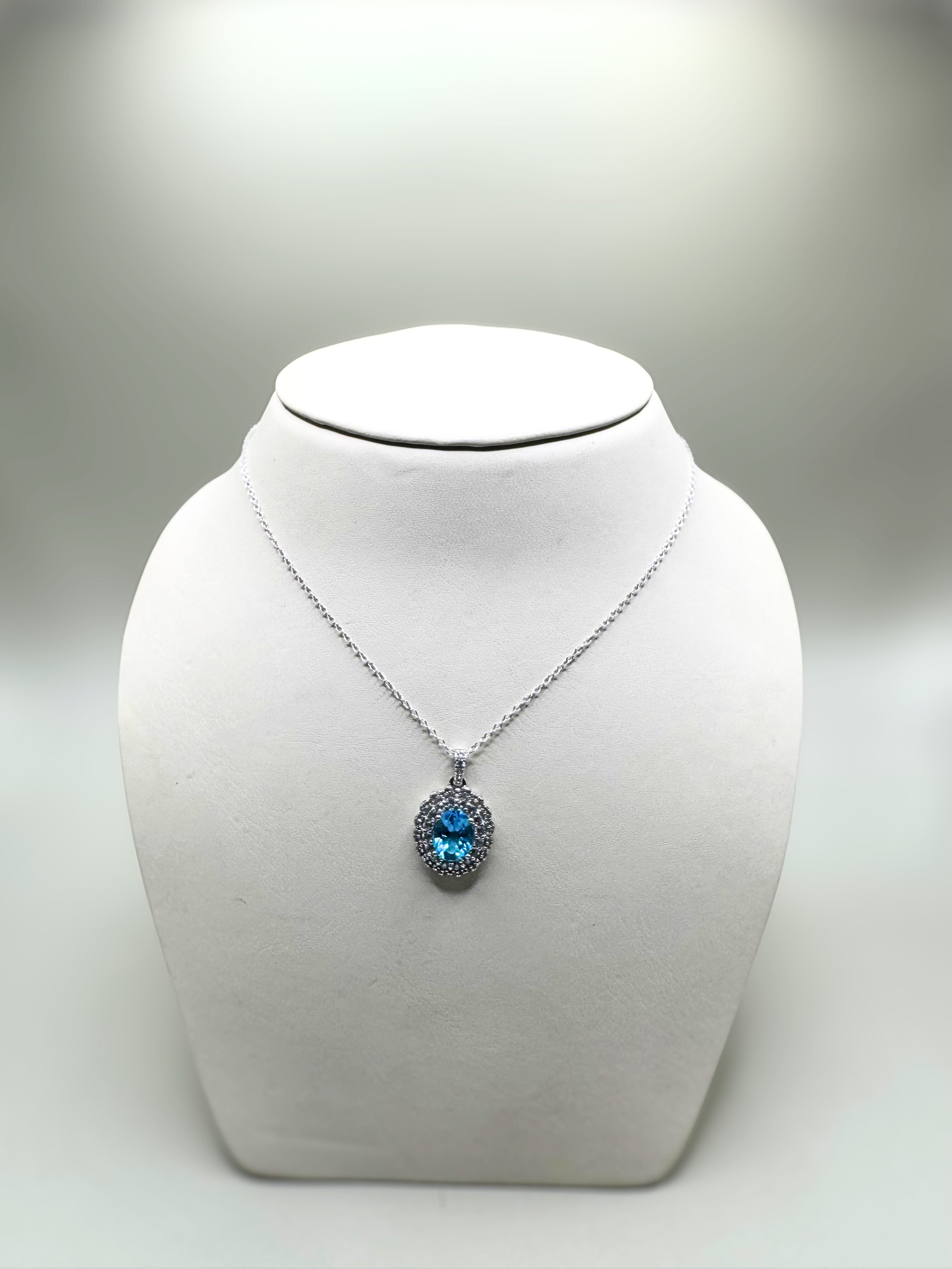 Blue Topaz Jewlery Set