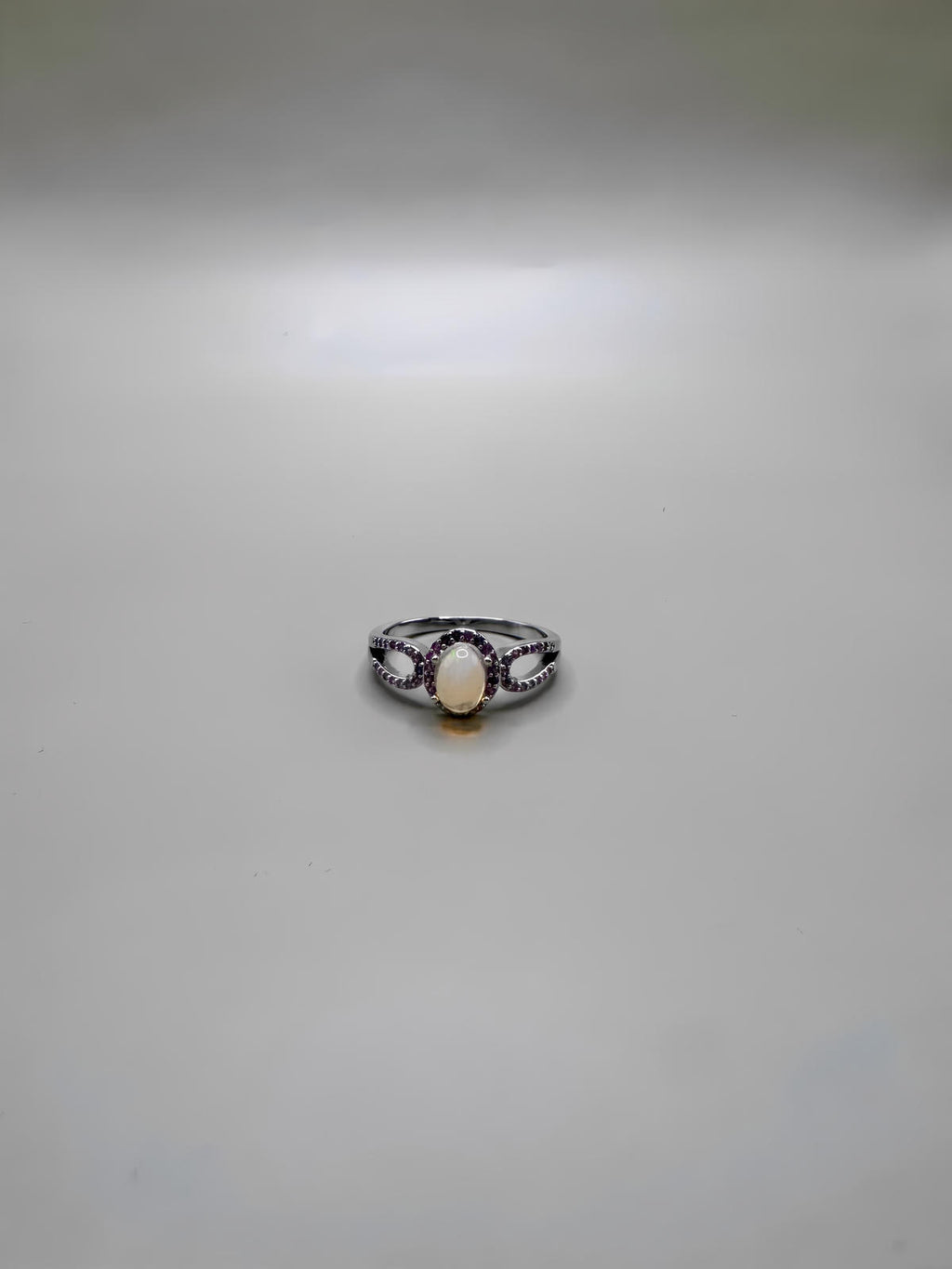 FIRE OPAL AND PINK SAPPHIRE SET