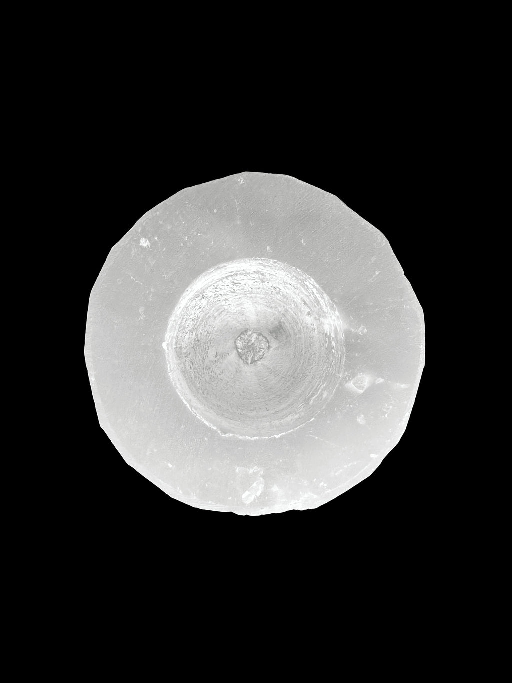 Selenite Candle Holder