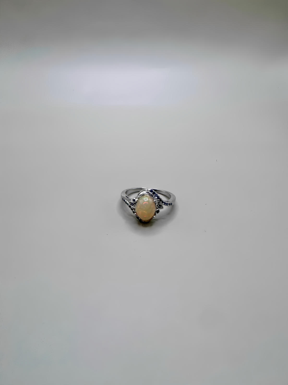 FIRE OPAL AND PINK SAPPHIRE SET