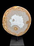 5”1/2 Orange/White/Brown Agate