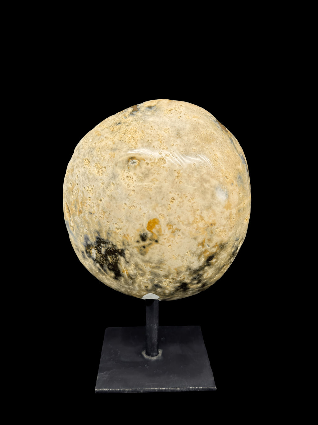 4”1/2 Orange/Blue/White Agate