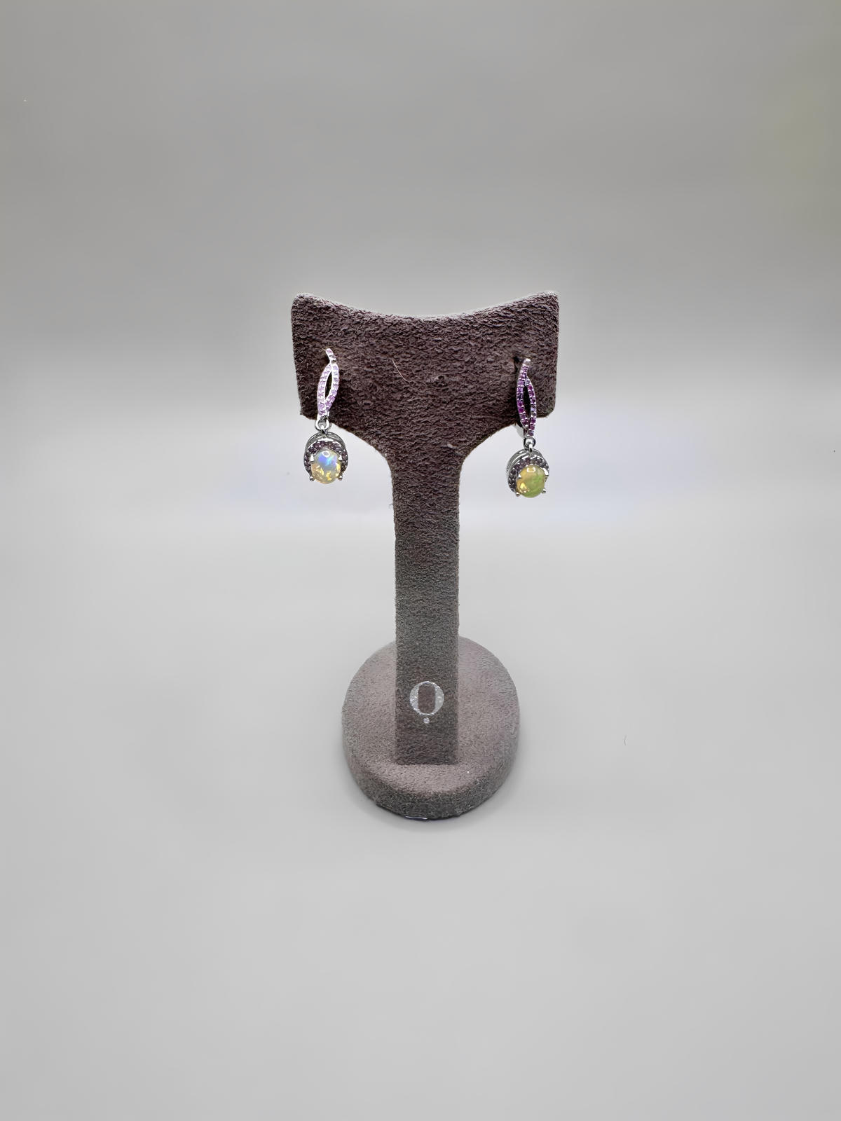 FIRE OPAL AND PINK SAPPHIRE SET