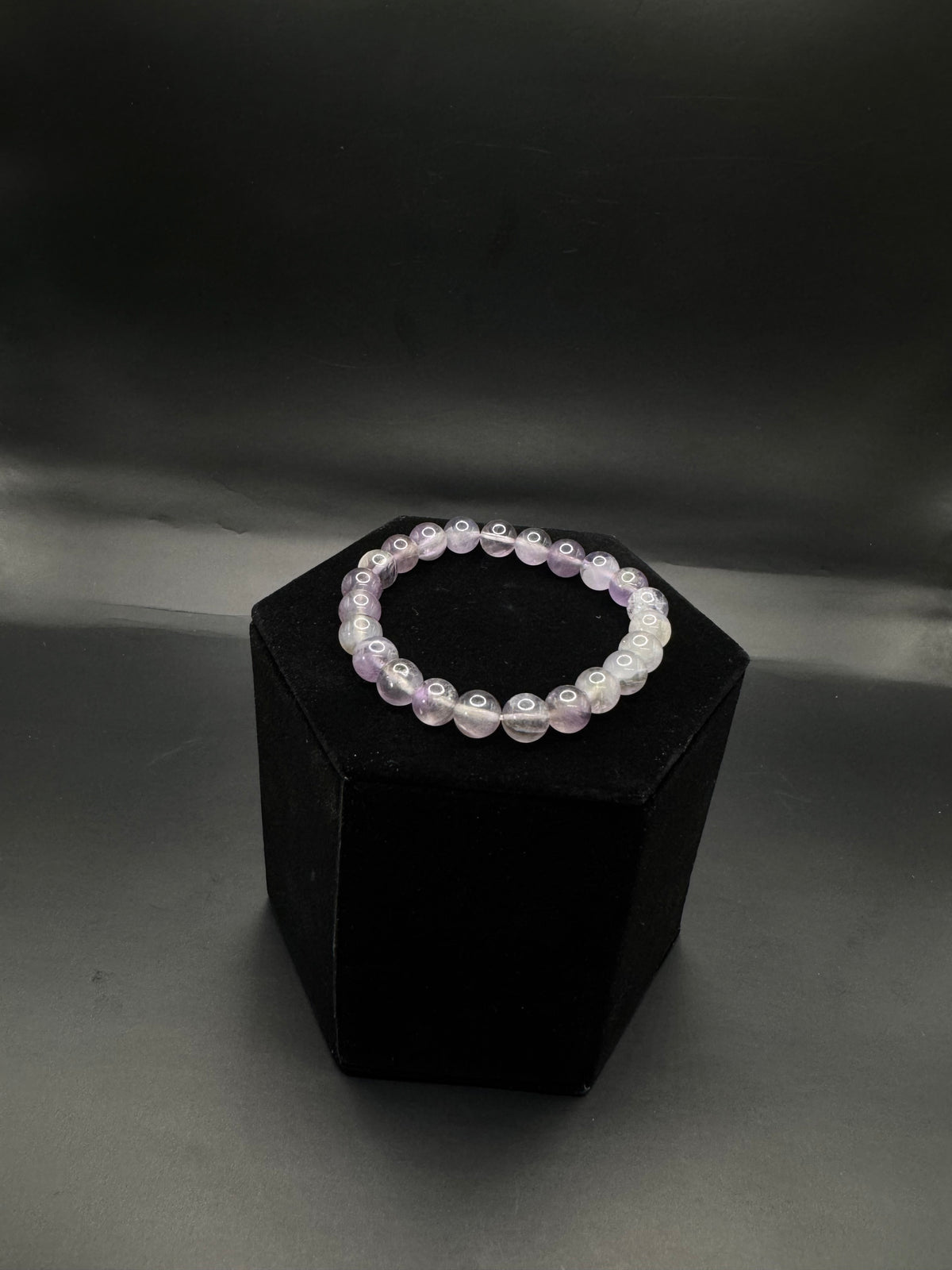 Amethyst bracelet.
