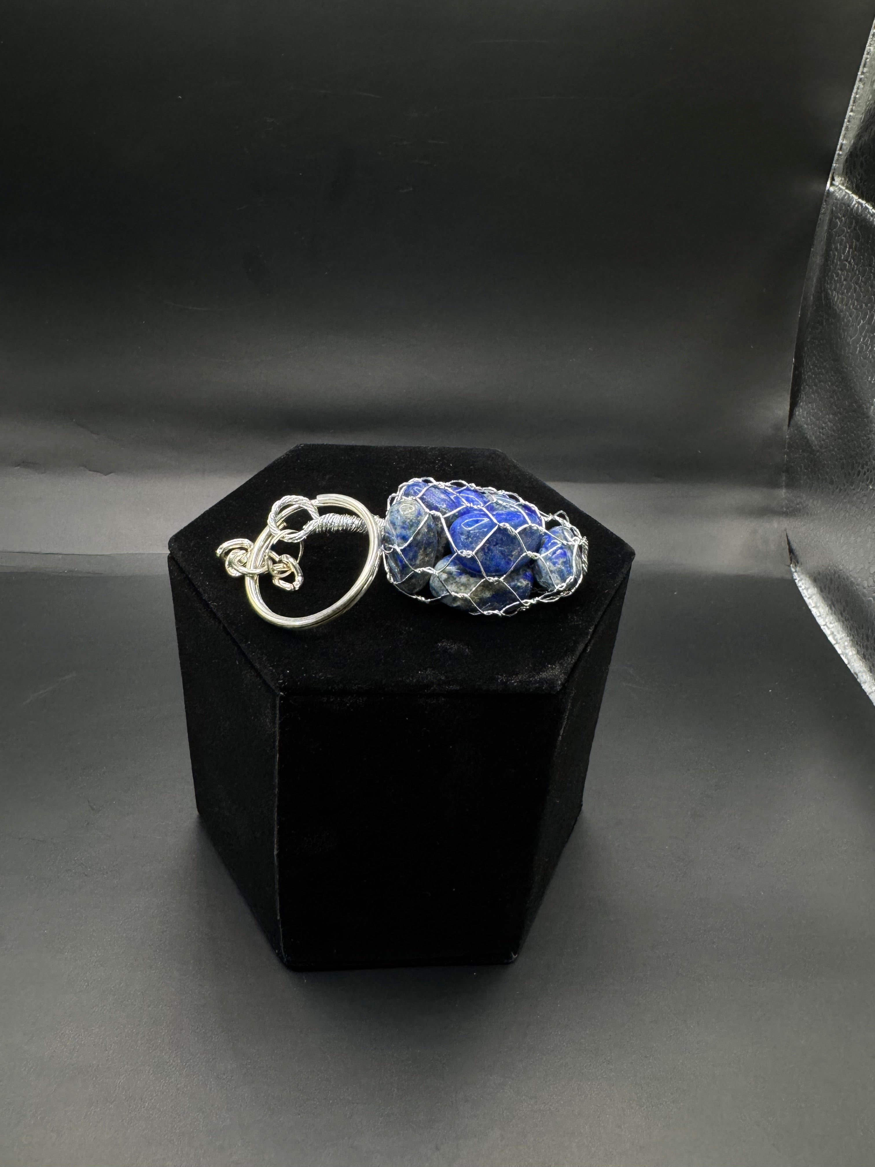Sodalite key chain.