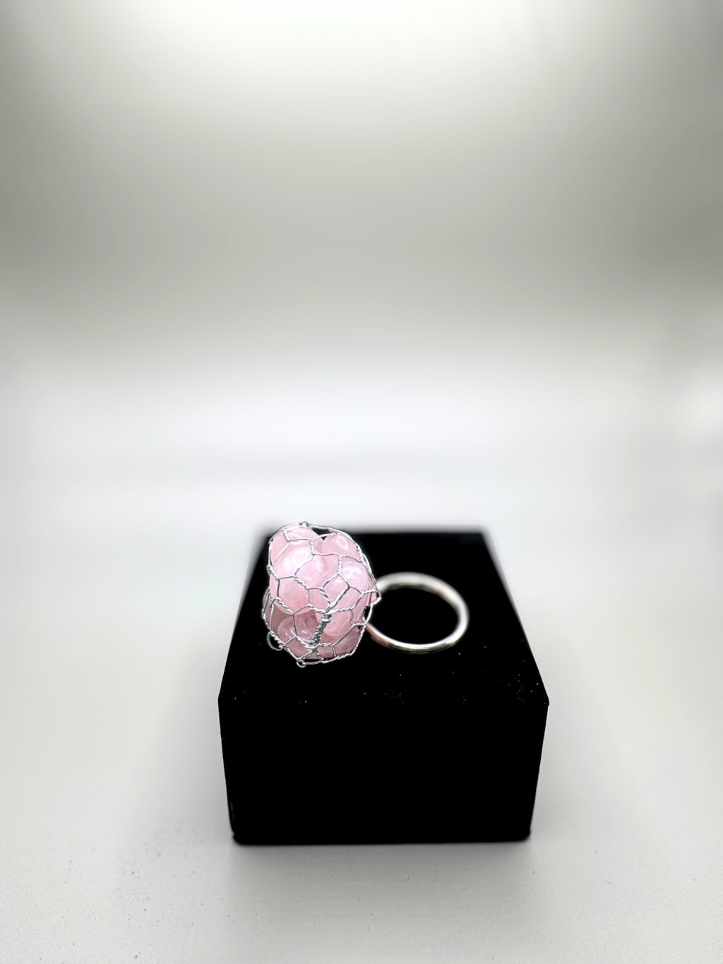 Rose Quartz key chain.