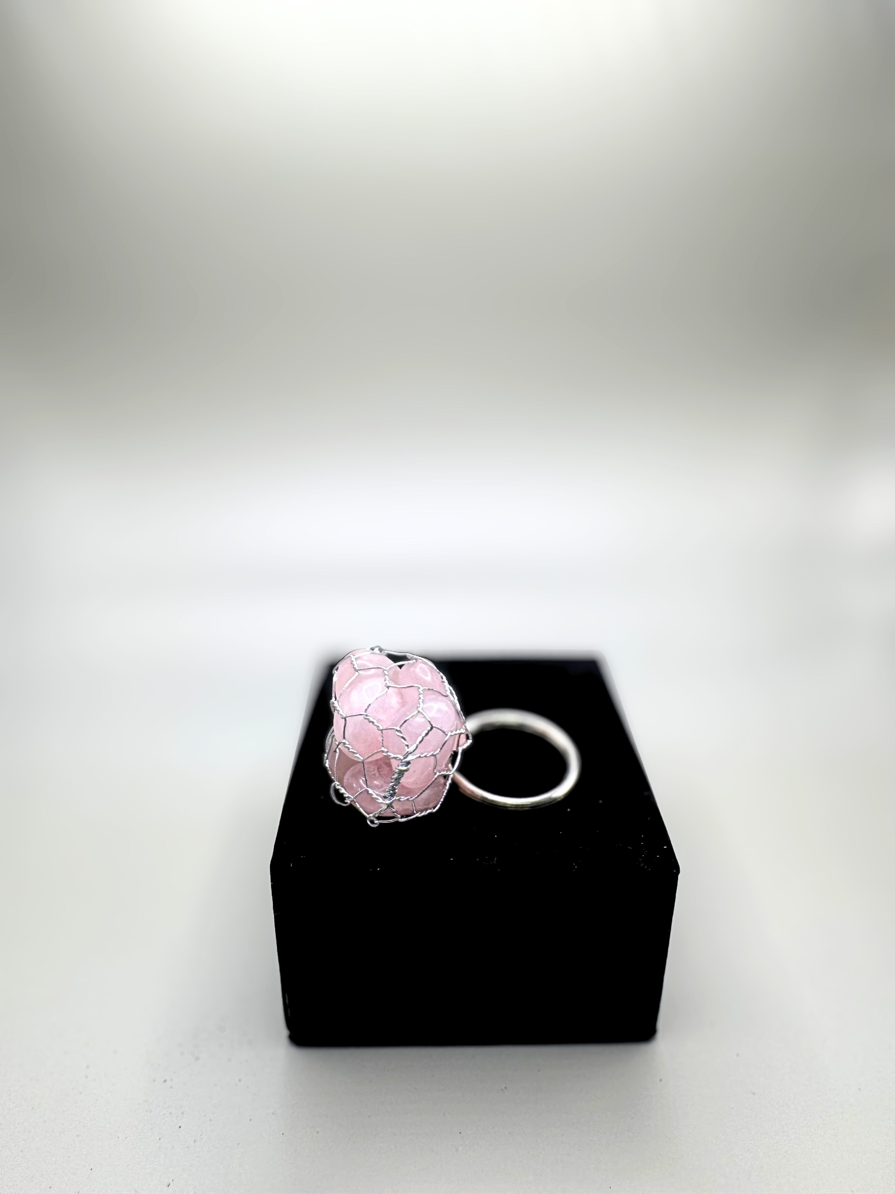 Rose Quartz key chain.